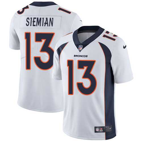Nike Denver Broncos #13 Trevor Siemian White NFL Vapor Untouchable Limited Jersey,We sell and wholesale Nike Denver Broncos #13 Trevor Siemian White NFL Vapor Untouchable Limited Jersey on line form chian!